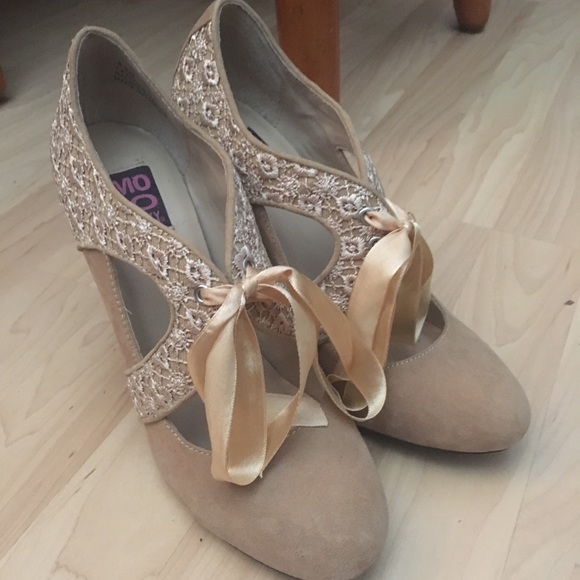 Mojo Moxy Shoes - Nude Heels